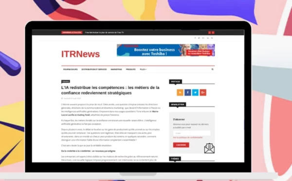 Tribune publiée sur ITRNews par Marie-Laure Laville et Audrey Noël, sur les changements générés par l'IA